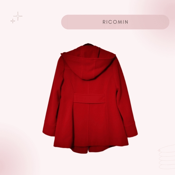 Bright Red Tailored Coat - Picture 2 of 2